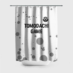 Шторка для душа Tomodachi Game glitch на светлом фоне: символ свер, цвет: 3D-принт