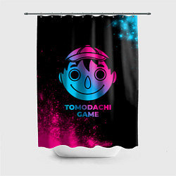 Шторка для душа Tomodachi Game - neon gradient, цвет: 3D-принт