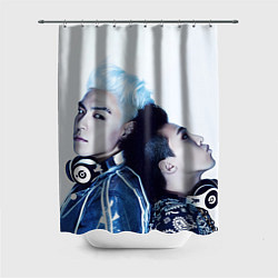 Шторка для душа TOP and GD, цвет: 3D-принт