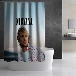 Шторка для душа Тру фанат Nirvana, цвет: 3D-принт — фото 2