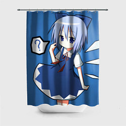 Шторка для душа Touhou Project Cirno Baka, цвет: 3D-принт