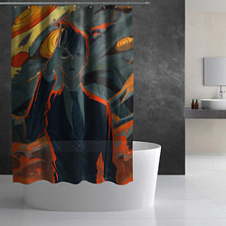 Шторка для душа Aki Hayakawa, цвет: 3D-принт — фото 2