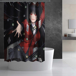 Шторка для душа Безумный Азарт Юмэко Джабами, цвет: 3D-принт — фото 2