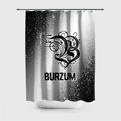 Шторка для душа Burzum glitch на светлом фоне, цвет: 3D-принт