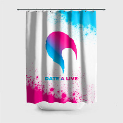 Шторка для душа Date A Live neon gradient style, цвет: 3D-принт