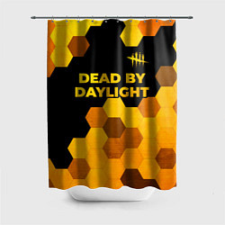 Шторка для душа Dead by Daylight - gold gradient посередине, цвет: 3D-принт