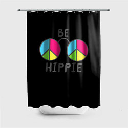 Шторка для душа Be hippie, цвет: 3D-принт