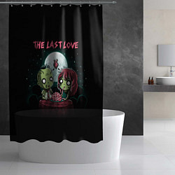 Шторка для душа The last love zombies, цвет: 3D-принт — фото 2