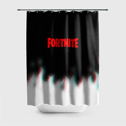 Шторка для душа Fortnite flame glitch, цвет: 3D-принт