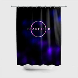 Шторка для душа Starfield тёмное небо из игры, цвет: 3D-принт