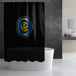 Шторка для душа Inter fc, цвет: 3D-принт — фото 2