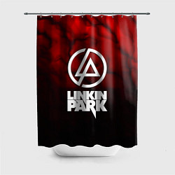 Шторка для душа Linkin park strom честер, цвет: 3D-принт