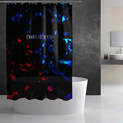 Шторка для душа Darksiders space logo, цвет: 3D-принт — фото 2