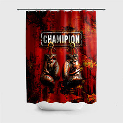 Шторка для душа Champion boxing, цвет: 3D-принт