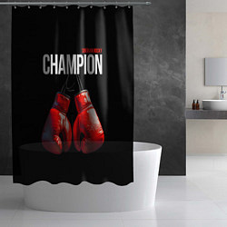 Шторка для душа Siberian Rocky Champion, цвет: 3D-принт — фото 2