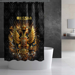Шторка для душа Russia gold, цвет: 3D-принт — фото 2