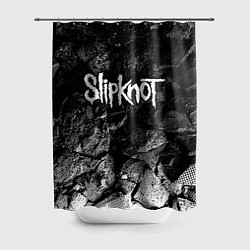 Шторка для душа Slipknot black graphite, цвет: 3D-принт