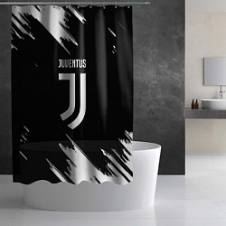 Шторка для душа Juventus краски текстура, цвет: 3D-принт — фото 2