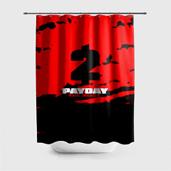 Шторка для душа Payday 2 краски, цвет: 3D-принт