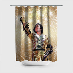 Шторка для душа Майкл Джексон с эффектом кисти, цвет: 3D-принт