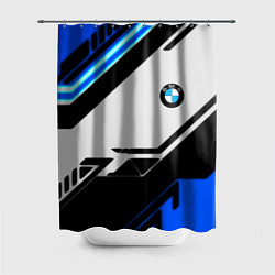 Шторка для душа BMW спортивная геометрия, цвет: 3D-принт