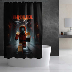 Шторка для душа Lethal Company x Roblox, цвет: 3D-принт — фото 2
