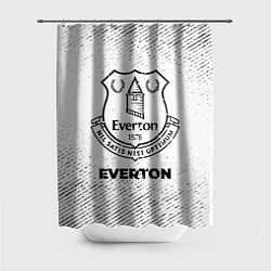 Шторка для душа Everton с потертостями на светлом фоне, цвет: 3D-принт