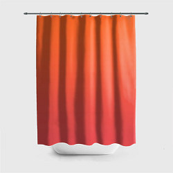Шторка для душа Градиент оранжево-розовый, цвет: 3D-принт