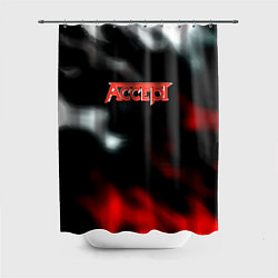 Шторка для душа Accept rock steel, цвет: 3D-принт