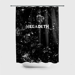 Шторка для душа Megadeth black ice, цвет: 3D-принт