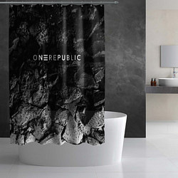 Шторка для душа OneRepublic black graphite, цвет: 3D-принт — фото 2