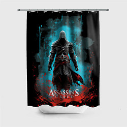 Шторка для душа Assassins creed подводный город, цвет: 3D-принт
