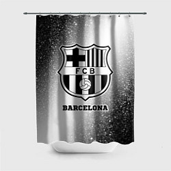 Шторка для душа Barcelona sport на светлом фоне, цвет: 3D-принт