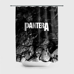 Шторка для ванной Pantera black graphite