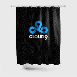 Шторка для душа Cloud9 hi-tech, цвет: 3D-принт