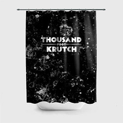 Шторка для душа Thousand Foot Krutch black ice, цвет: 3D-принт