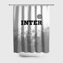 Шторка для ванной Inter sport на светлом фоне посередине