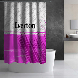 Шторка для душа Everton pro football посередине, цвет: 3D-принт — фото 2