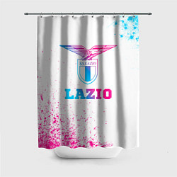 Шторка для душа Lazio neon gradient style, цвет: 3D-принт