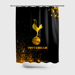 Шторка для душа Tottenham - gold gradient, цвет: 3D-принт