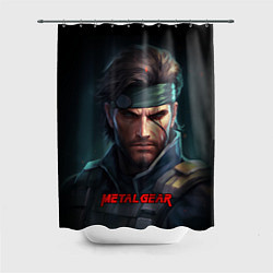 Шторка для душа Веном Снейк из игры Metal gear, цвет: 3D-принт