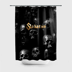 Шторка для ванной Sabaton - logo rock group