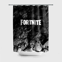 Шторка для душа Fortnite black graphite, цвет: 3D-принт