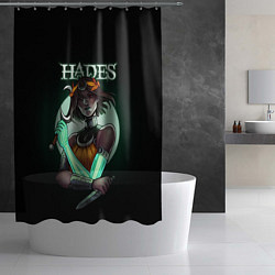 Шторка для душа Нимфа Melinoe Hades 2, цвет: 3D-принт — фото 2