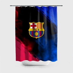 Шторка для душа Barcelona fc club gradient smoke, цвет: 3D-принт