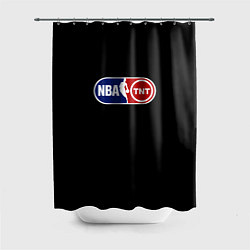 Шторка для душа NBA logo tnt, цвет: 3D-принт
