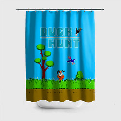 Шторка для ванной Duck hunt dog