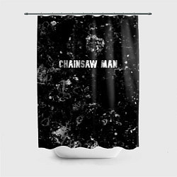 Шторка для душа Chainsaw Man black ice, цвет: 3D-принт