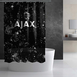 Шторка для душа Ajax black ice, цвет: 3D-принт — фото 2