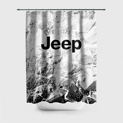 Шторка для ванной Jeep white graphite